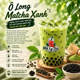 Hình ảnh Ô Long Matcha Xanh