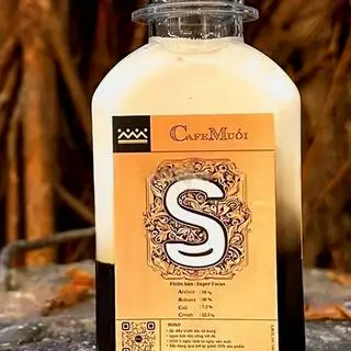 Hình ảnh Cà phê muối chai nhỏ