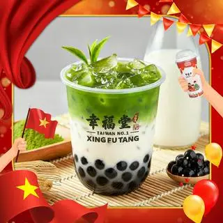 Hình ảnh Sữa Tươi Matcha Trân Châu Đường Đen