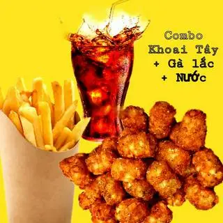 Hình ảnh Combo Gà Lắc + Khoai Tây + Nước Ngọt