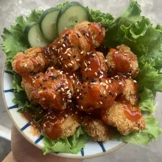 Hình ảnh Gà Viên Sốt Chua Ngọt + tok chiên