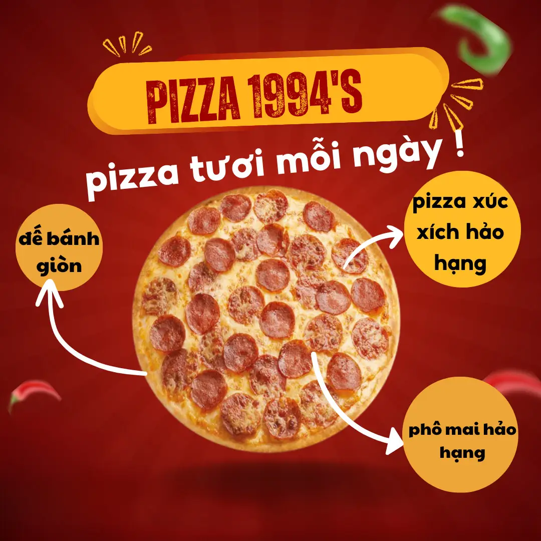 Hình ảnh Pizza Xúc Xích/ Sausage