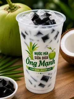 Hình ảnh  sữa dừa sương sáo