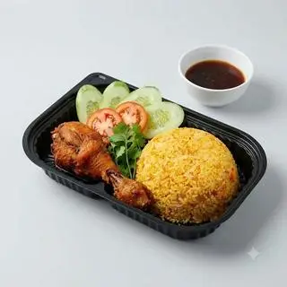 Hình ảnh Cơm Gà Sốt Mật Ong 