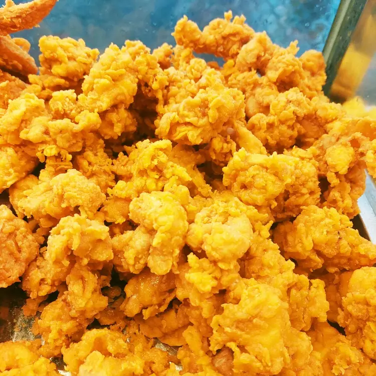 Hình ảnh gà chíp lắc pho mai tăng khoai