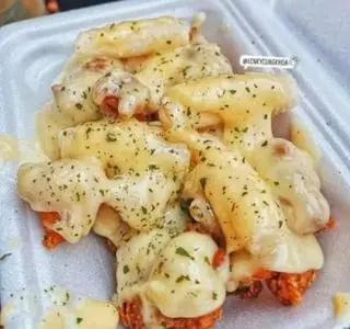 Hình ảnh Gà Viên Sốt kem