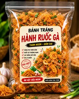 Hình ảnh Bánh Tráng Hành Ruốc Gà (Bịch)