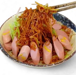 Hình ảnh MÌ XÀO XÚC XÍCH TRÀ TẮC HÀ KÝ 