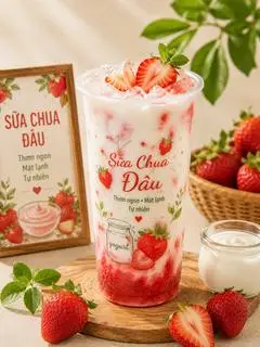 Hình ảnh Sữa Chua Dâu