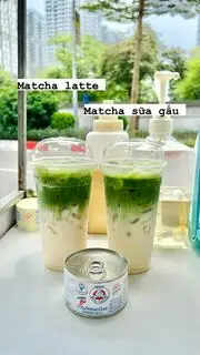 Hình ảnh Matcha sữa gấu - Size lớn 700ml