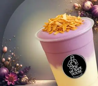 Hình ảnh Sinh tố dừa kem dẻo taro