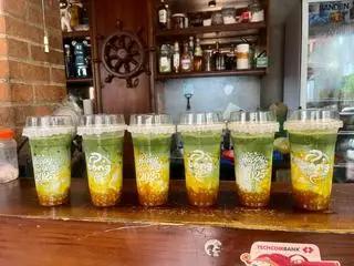 Hình ảnh Matcha latte xoài