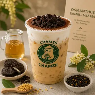 Hình ảnh Osmanthus Tiramisu - Trà sữa Quế Hoa Tiramisu 