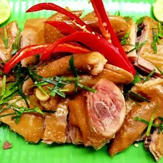 Hình ảnh Gà hun khói nửa con