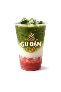Hình ảnh Matcha latte dâu
