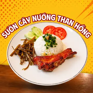 Hình ảnh Cơm tấm sườn cây nướng