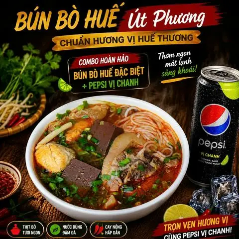 Hình ảnh Bát Đặc Biệt + Pepsi Vị Chanh