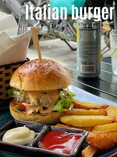 Hình ảnh Burger kiểu Ý - Italian burger