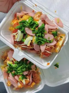 Hình ảnh Bánh Mì Nướng Muối Ớt Đầy Đủ