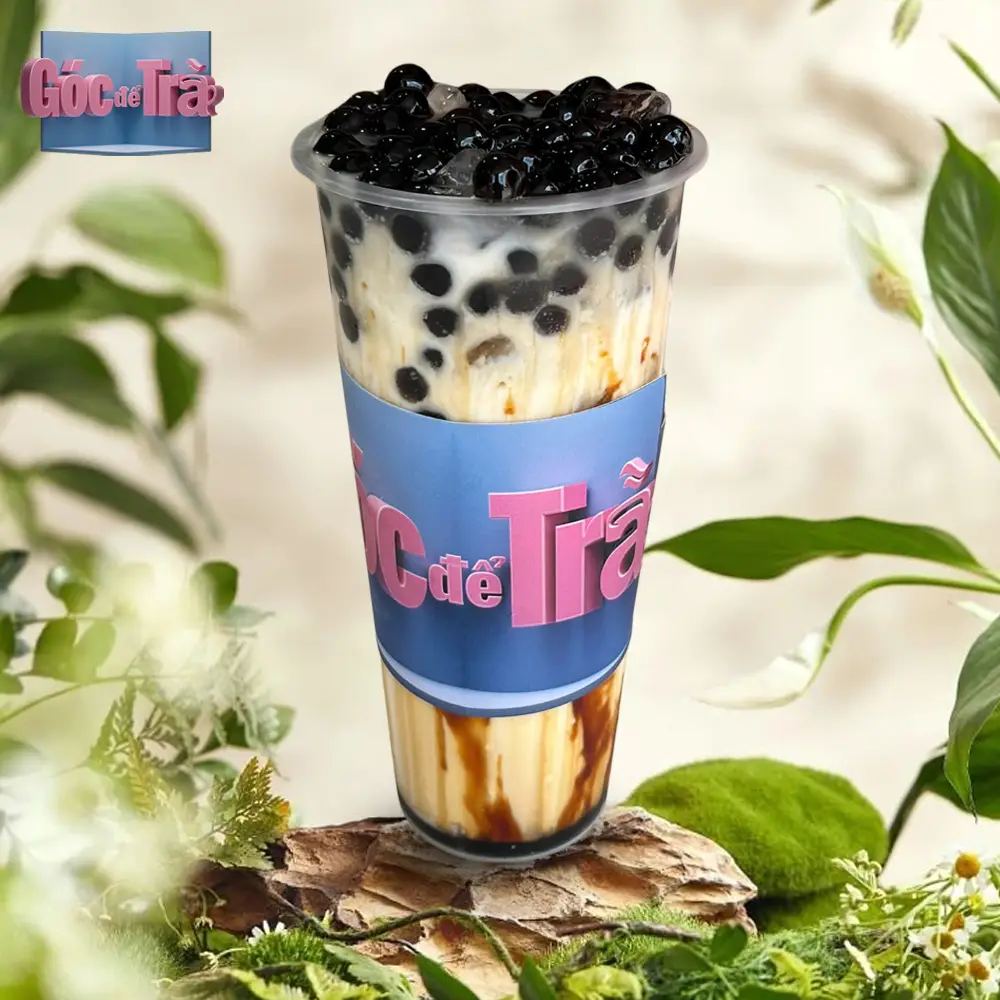 Hình ảnh Sữa tươi trân châu đường đen (size M)