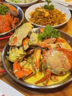 Hình ảnh cua thịt sốt trứng muối 3 con 1kg