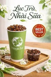 Hình ảnh Lục trà nhài sữa