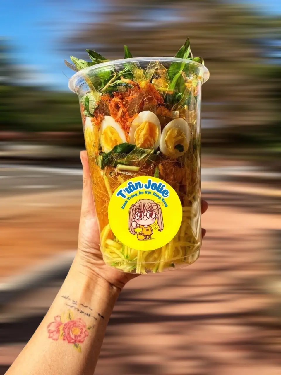 Hình ảnh Set - Bánh Tráng Trộn + Nước
