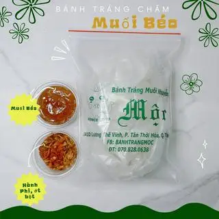Hình ảnh Bánh Tráng Phơi Sương Chấm Muối Béo (Bịt nhỏ )