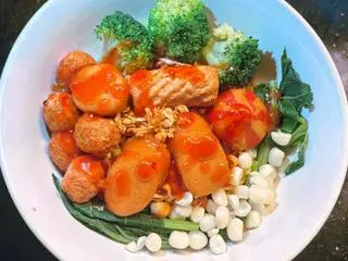 Hình ảnh Mì Trộn Cá Viên Các Loại