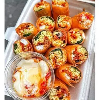 Hình ảnh bánh tráng cuốn  