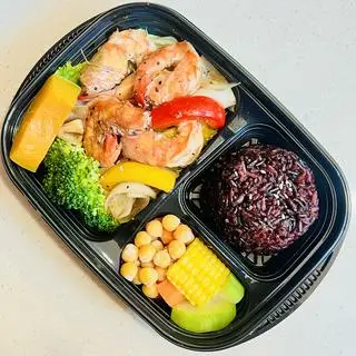 Hình ảnh Cơm tôm xào tiêu đen