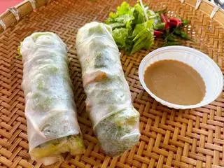 Hình ảnh Bánh cuốn chả - sốt đậu