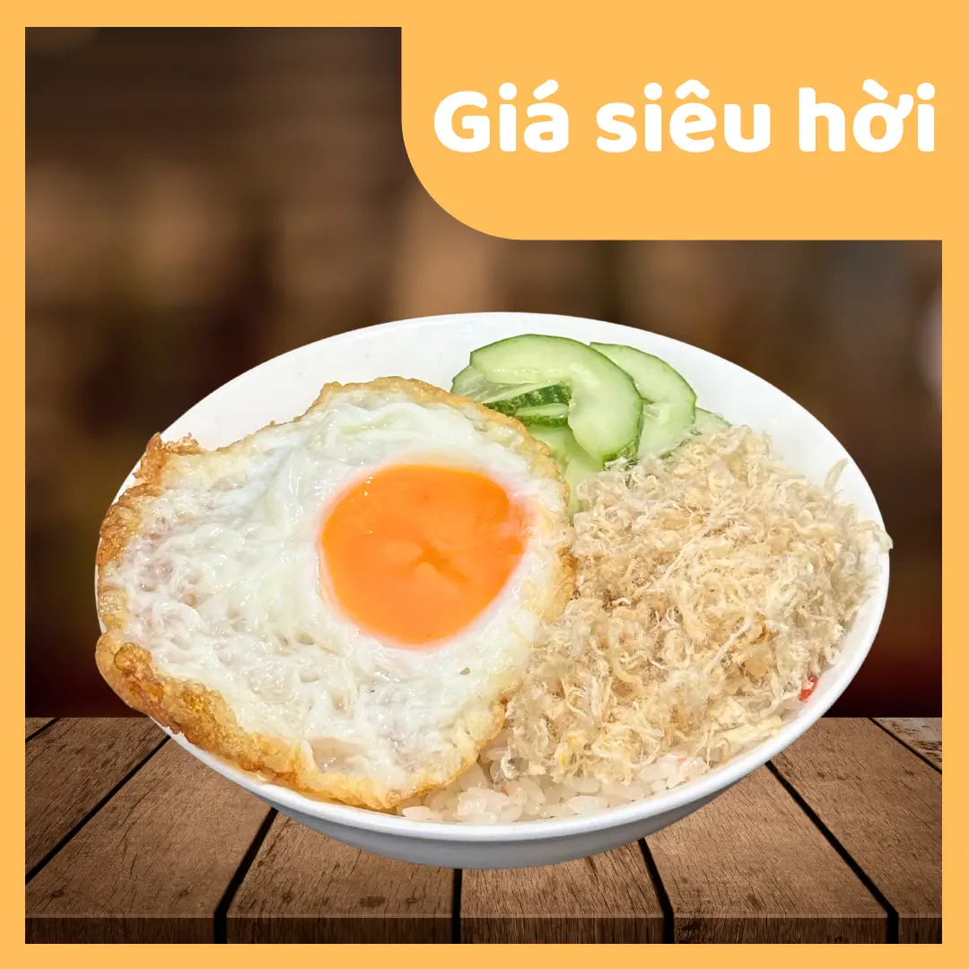 Hình ảnh Xôi trứng (ốp/kho), ruốc