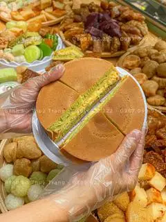 Hình ảnh bánh bò cade kẹp dừa non
