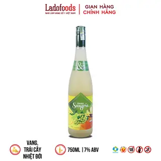 Hình ảnh Vivazz Sangria White Wine 750ml - 7%