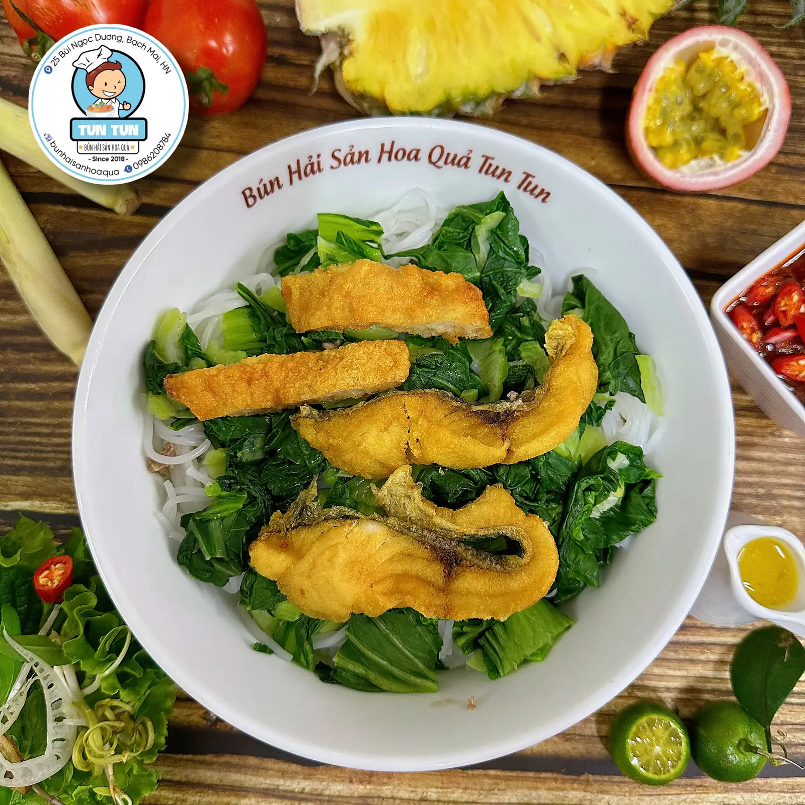 Hình ảnh Bún Cá Trái Cây Size S (Cỡ Nhỏ)
