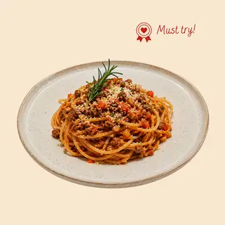 Hình ảnh Mỳ Ý Sốt Bò Băm Truyền Thống (Spaghetti Bolognese)