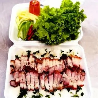 Hình ảnh Set cuốn heo quay bánh hỏi