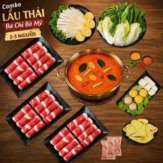 Hình ảnh Lẩu Thái Ba Chỉ Bò Mỹ 2-3 Người