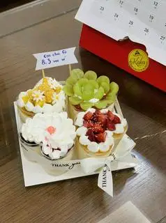 Hình ảnh Set bánh kem lạnh 4 ly trái tim