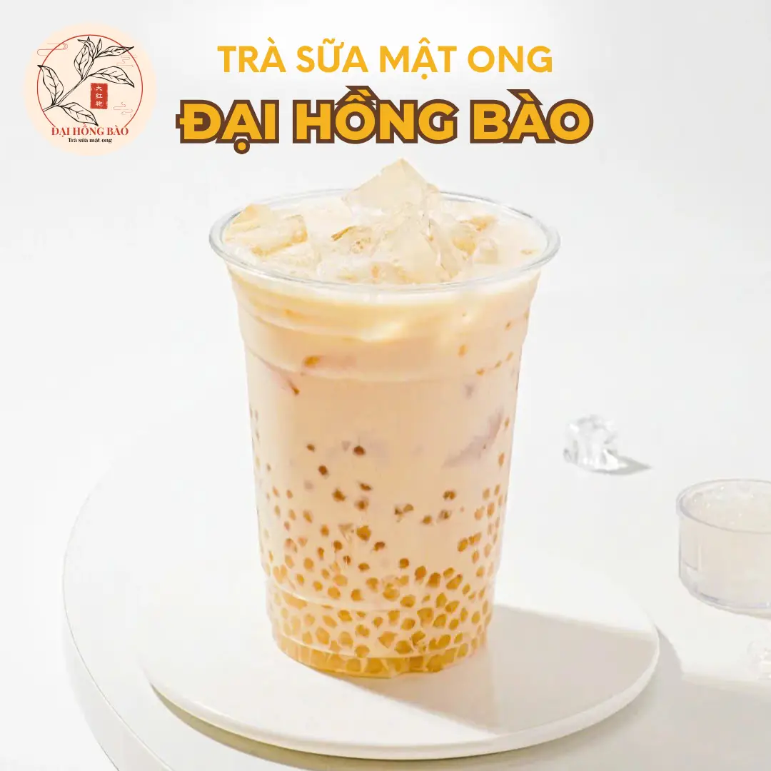 Hình ảnh Trà sữa mật ong Đại Hồng Bào Thạch Konjac