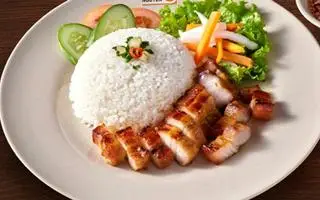 Hình ảnh cơm ba rọi nướng 