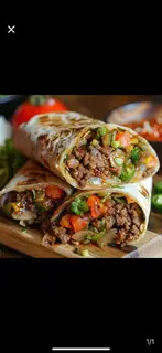 Hình ảnh Tacos bò bằm sốt bơ tỏi