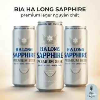 Hình ảnh Hạ Long Sapphire Premium Lager Nguyên Chất 500583 – Êm Mượt Dễ Uống