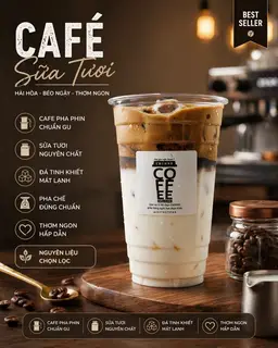 Hình ảnh Cafe sữa tươi classic - L