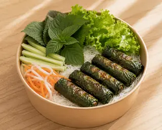 Hình ảnh Bún lá lốt mắm nêm