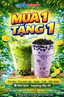 Hình ảnh Trà Sữa Matcha + Trà Sữa Khoai Môn