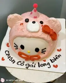 Hình ảnh Bánh Mèo Hello Kitty