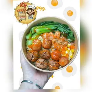 Hình ảnh Mì trộn bò viên - cá viên