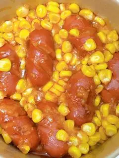 Hình ảnh Xúc xích xốt bơ bắp